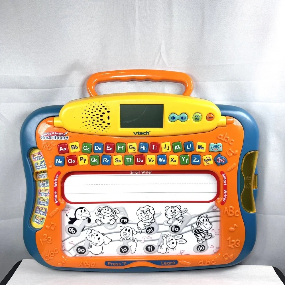Rare VTech Write & Learn Smartboard Interactive Learning ABC 123 Toy Vintage